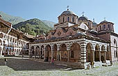 Rila Monastery, the five domed church the Nativity of the Virgin 